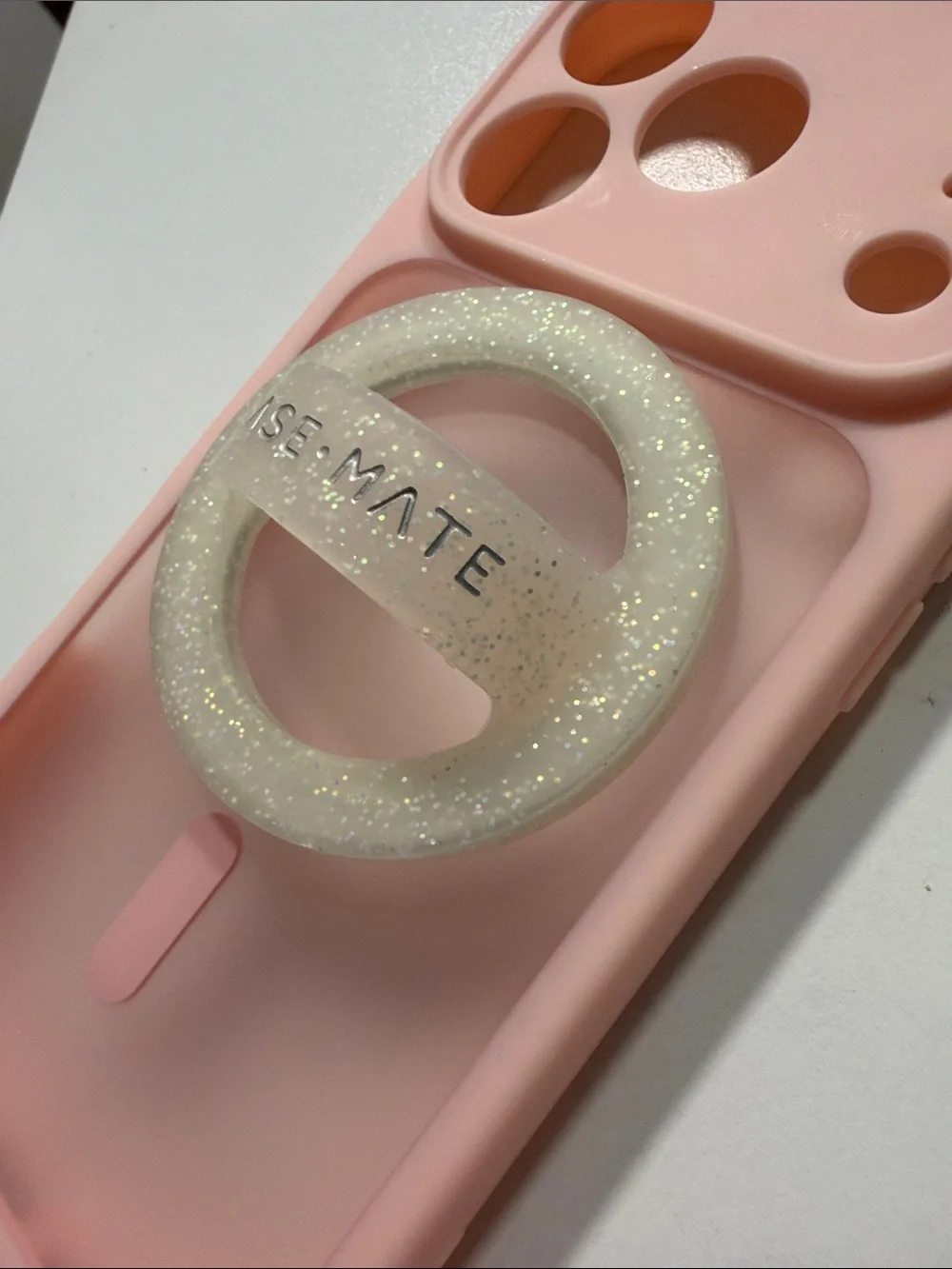 case-mate Iridescent Glitter Ring Phone Grip